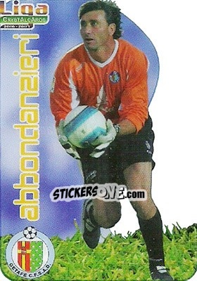 Sticker Abbondanzieri - Crystal Cards 2006-2007 n. 147 - Mundicromo