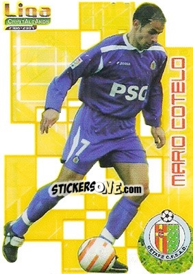 Sticker Mario Cotelo - Crystal Cards 2006-2007 - Mundicromo