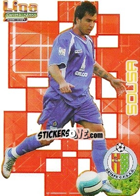 Sticker Sousa - Crystal Cards 2006-2007 n. 157 - Mundicromo