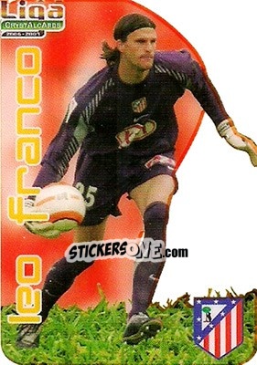 Sticker Leo Franco - Crystal Cards 2006-2007 - Mundicromo