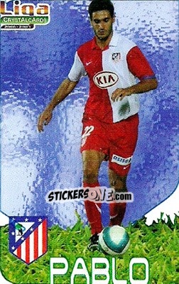 Sticker Pablo - Crystal Cards 2006-2007 n. 168 - Mundicromo