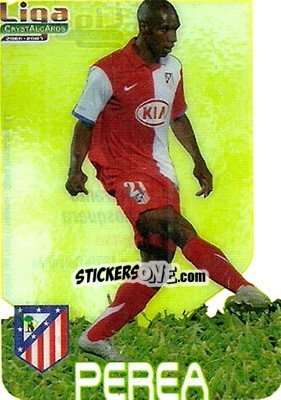 Sticker Perea - Crystal Cards 2006-2007 - Mundicromo