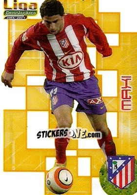 Sticker Maxi Rodríguez - Crystal Cards 2006-2007 - Mundicromo