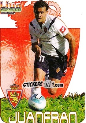 Sticker Juanfran - Crystal Cards 2006-2007 - Mundicromo