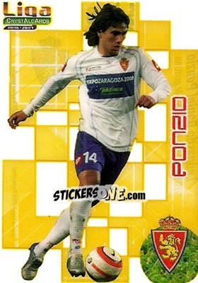 Sticker Ponzio - Crystal Cards 2006-2007 - Mundicromo
