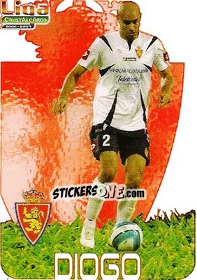 Cromo Diogo - Crystal Cards 2006-2007 n. 188 - Mundicromo