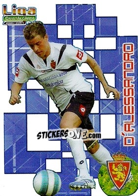 Sticker D´Alessandro - Crystal Cards 2006-2007 - Mundicromo