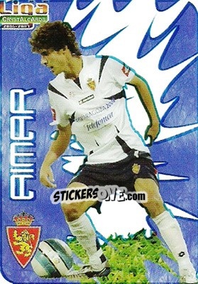 Sticker Aimar - Crystal Cards 2006-2007 - Mundicromo