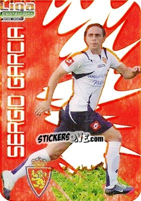 Sticker Sergio García - Crystal Cards 2006-2007 - Mundicromo