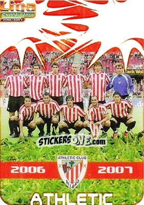 Sticker Alineacion - Crystal Cards 2006-2007 - Mundicromo