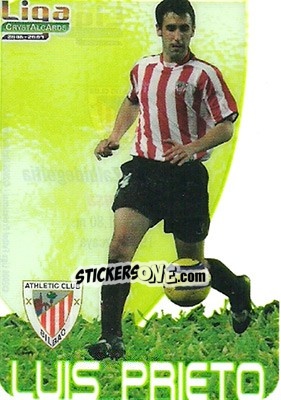 Sticker Luis Prieto - Crystal Cards 2006-2007 - Mundicromo