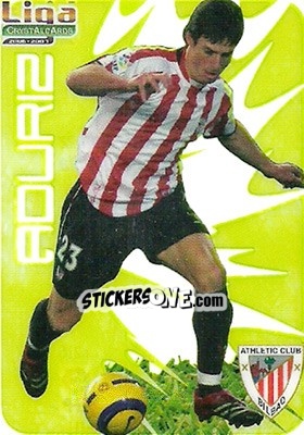 Sticker Aduriz - Crystal Cards 2006-2007 n. 215 - Mundicromo