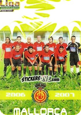 Sticker Alineacion - Crystal Cards 2006-2007 - Mundicromo