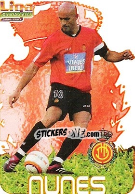 Sticker Nunes - Crystal Cards 2006-2007 n. 223 - Mundicromo
