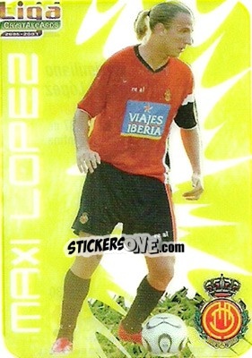 Sticker Maxi Lopez - Crystal Cards 2006-2007 - Mundicromo