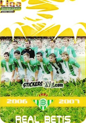 Sticker Alineacion - Crystal Cards 2006-2007 - Mundicromo