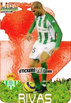 Sticker Rivas - Crystal Cards 2006-2007 - Mundicromo