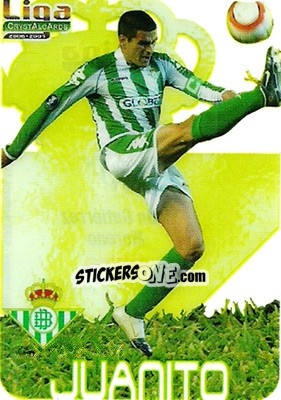 Sticker Juanito - Crystal Cards 2006-2007 - Mundicromo