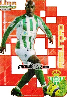 Sticker Assunçao - Crystal Cards 2006-2007 n. 247 - Mundicromo