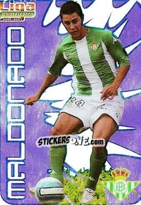 Sticker Maldonado - Crystal Cards 2006-2007 - Mundicromo
