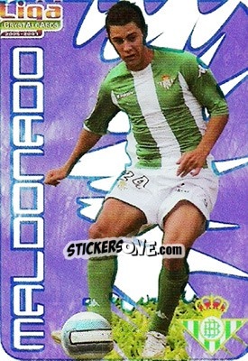 Sticker Maldonado - Crystal Cards 2006-2007 n. 249 - Mundicromo