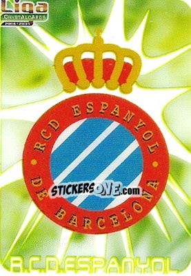 Sticker Escudo - Crystal Cards 2006-2007 n. 253 - Mundicromo
