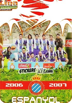Sticker Alineacion - Crystal Cards 2006-2007 n. 254 - Mundicromo
