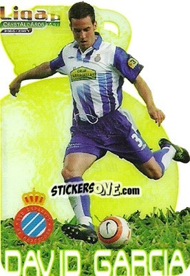 Sticker David Garcia - Crystal Cards 2006-2007 n. 257 - Mundicromo
