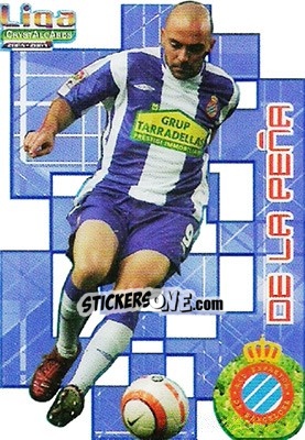 Sticker De La Peña - Crystal Cards 2006-2007 n. 264 - Mundicromo
