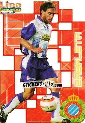 Sticker Zabaleta - Crystal Cards 2006-2007 n. 266 - Mundicromo