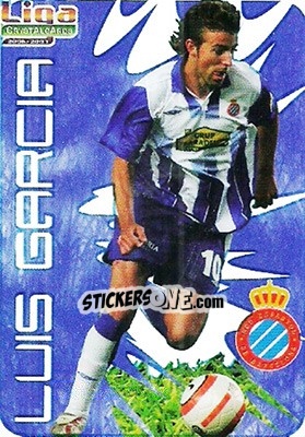 Sticker Luis Garcia - Crystal Cards 2006-2007 - Mundicromo