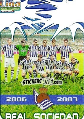 Sticker Alineacion - Crystal Cards 2006-2007 - Mundicromo