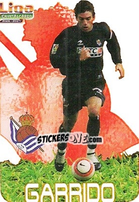 Sticker Garrido - Crystal Cards 2006-2007 - Mundicromo