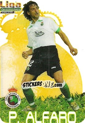 Sticker P. Alfaro - Crystal Cards 2006-2007 - Mundicromo