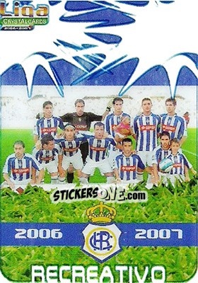 Figurina Alineacion - Crystal Cards 2006-2007 - Mundicromo