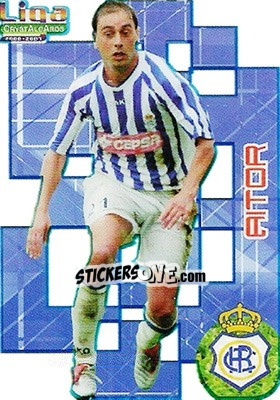 Sticker Aitor - Crystal Cards 2006-2007 - Mundicromo