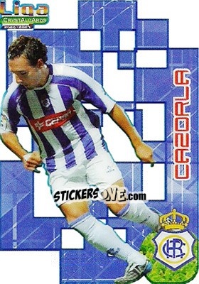 Sticker Cazorla - Crystal Cards 2006-2007 - Mundicromo