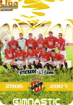 Sticker Alineacion - Crystal Cards 2006-2007 - Mundicromo