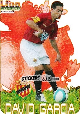 Sticker David Garcia - Crystal Cards 2006-2007 n. 328 - Mundicromo