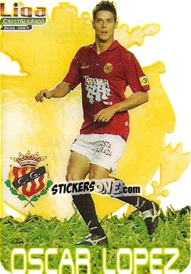 Sticker O. Lopez - Crystal Cards 2006-2007 - Mundicromo