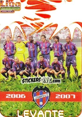 Sticker Alineacion - Crystal Cards 2006-2007 - Mundicromo