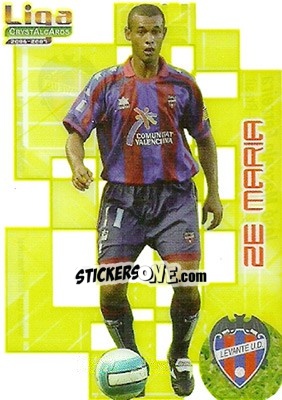 Sticker Ze Maria - Crystal Cards 2006-2007 n. 347 - Mundicromo
