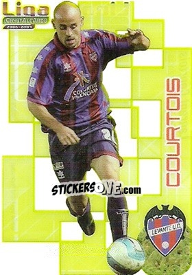 Sticker Courtois - Crystal Cards 2006-2007 - Mundicromo