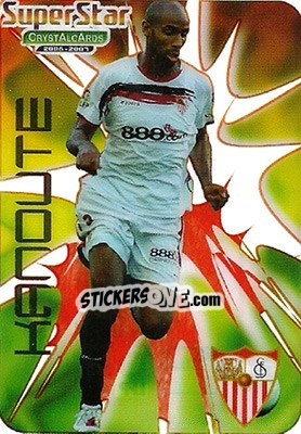 Sticker Kanoute - Crystal Cards 2006-2007 n. 376 - Mundicromo