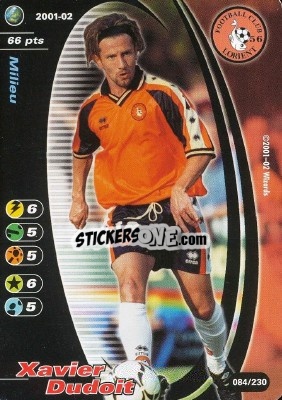 Figurina Xavier Dudoit - Football Champions France 2001-2002 n. 84 - Wizards of The Coast