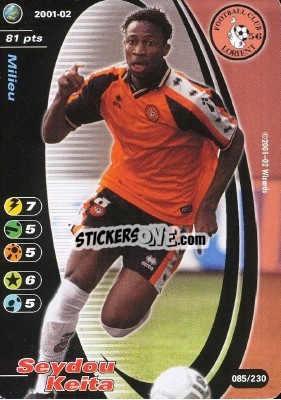Sticker Seydou Keita - Football Champions France 2001-2002 n. 85 - Wizards of The Coast