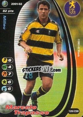 Cromo Marcelo Trapasso - Football Champions France 2001-2002 - Wizards of The Coast