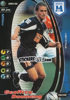 Cromo Geoffrey Doumeng - Football Champions France 2001-2002 n. 156 - Wizards of The Coast