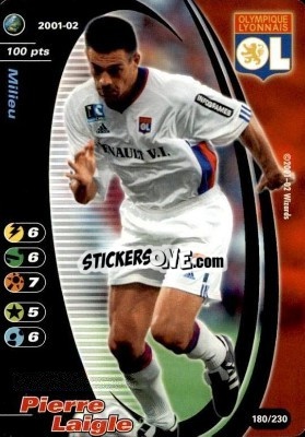 Figurina Pierre Laigle - Football Champions France 2001-2002 - Wizards of The Coast