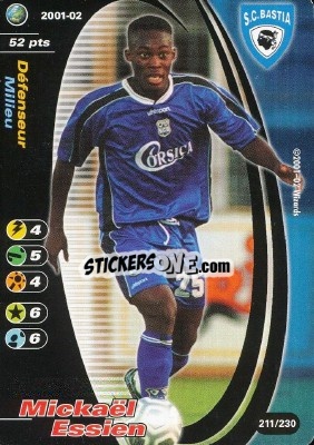 Sticker Michael Essien - Football Champions France 2001-2002 - Wizards of The Coast
